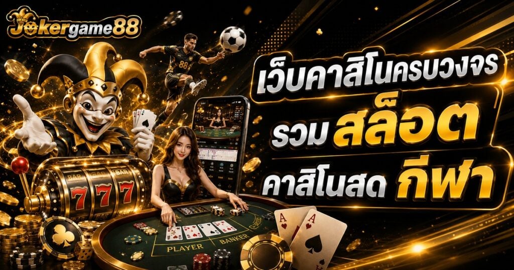 เว็บคาสิโนครบวงจร รวมสล็อต คาสิโนสด กีฬา